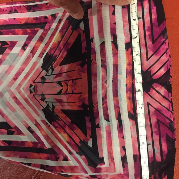 Style & Co Women's Blouse, long sleeve, Pink/black - Picture 6 of 8